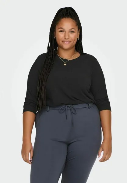 Топ с длинными рукавами CURVY DRAPY ONLY Carmakoma, цвет black