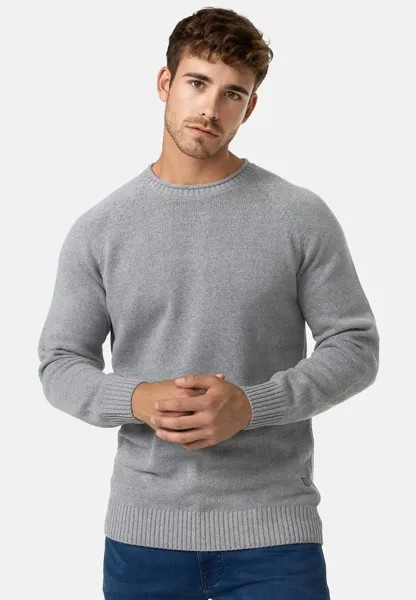 Вязаный свитер INMASSUM INDICODE JEANS, цвет lt grey mix