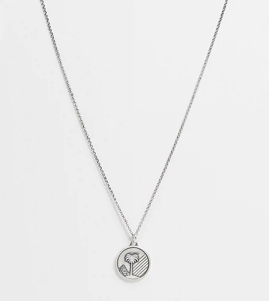 Серебристое ожерелье с подвеской в виде египетской пустыни Serge DeNimes-Серебряный