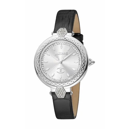 Наручные часы Just Cavalli Часы наручные женские Just Cavalli JC1L205L0015, Кварцевые, 34 мм, серебряный