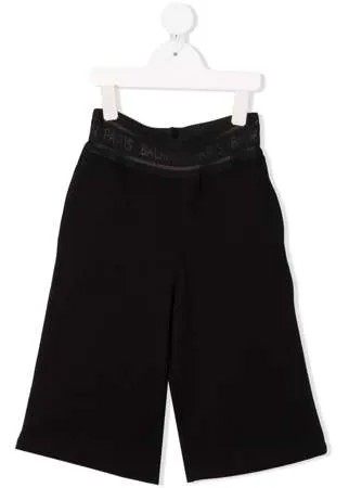 Balmain Kids спортивные брюки с логотипом