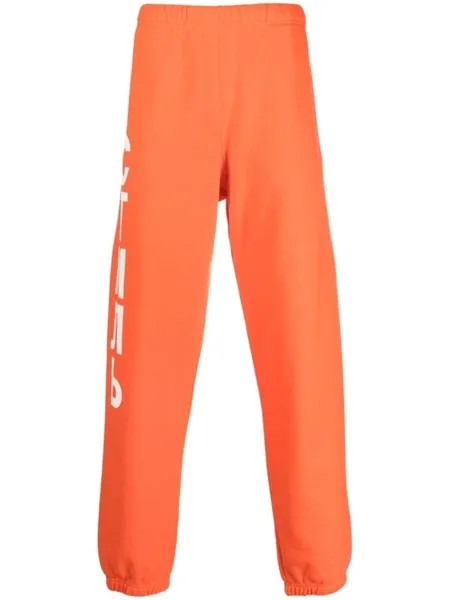 Heron Preston спортивные брюки с логотипом, оранжевый