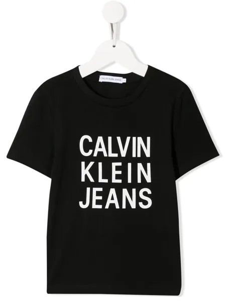 Calvin Klein Kids футболка с логотипом