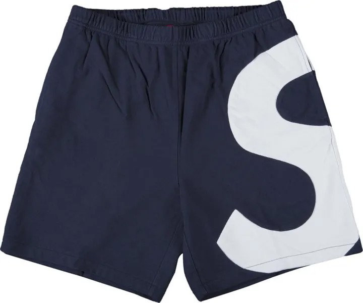 Шорты Supreme S Logo Short 'Navy', синий