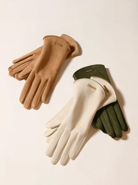 Японские перчатки женские замшевые милые ветрозащитные зимние бархатные теплые велосипедные сенсорные перчатки с пальцами для вождения