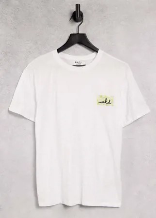 Белая футболка из органического хлопка с логотипом NA-KD-Белый