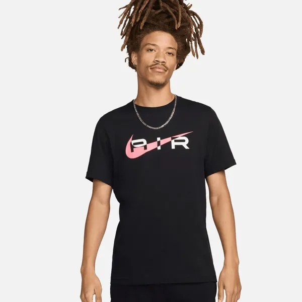 Спортивная футболка с графическим рисунком Air NIKE, цвет black