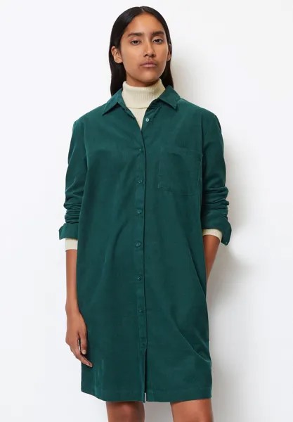 Классическая рубашка Marc O'Polo DENIM RELAXED AUS REINEM ORGANIC, темно-бирюзовый