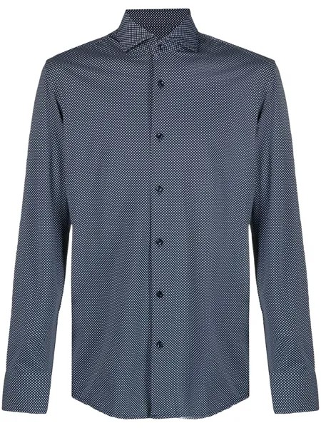 Boss Hugo Boss рубашка с геометричным принтом