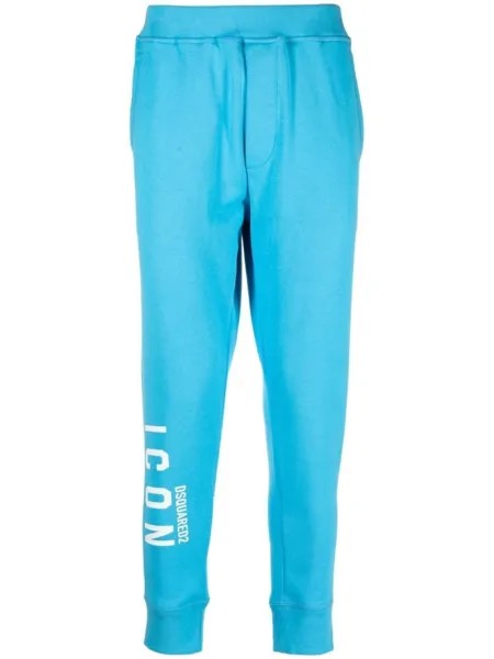 Dsquared2 спортивные брюки Icon с логотипом, синий