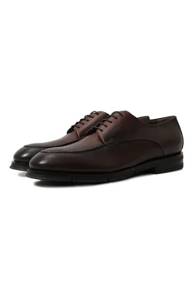 Кожаные дерби Santoni