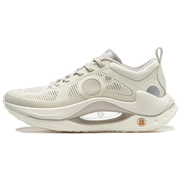 Кроссовки LiNing Jueying CRC Lifestyle Shoes Women's Low-top Clotted Yellow, желтый