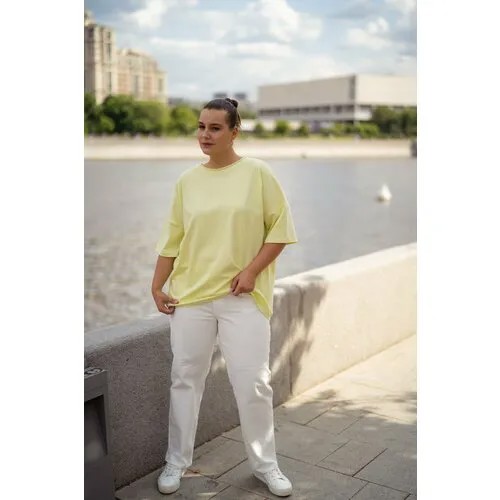 Футболка Modress, размер 52, Желтый