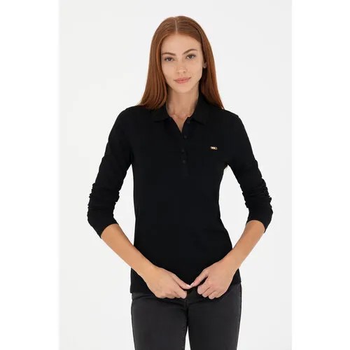 Поло U.S. POLO ASSN., размер L, черный