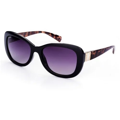 Солнцезащитные очки StyleMark, бабочка, поляризационные, с защитой от УФ, градиентные, устойчивые к появлению царапин, для женщин, черепаховый