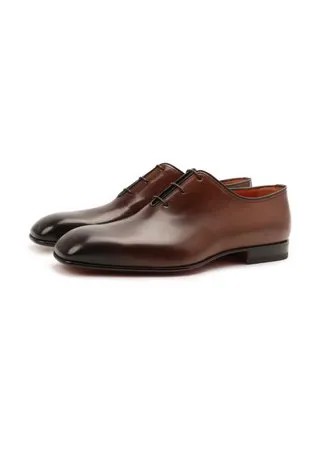 Кожаные оксфорды Santoni