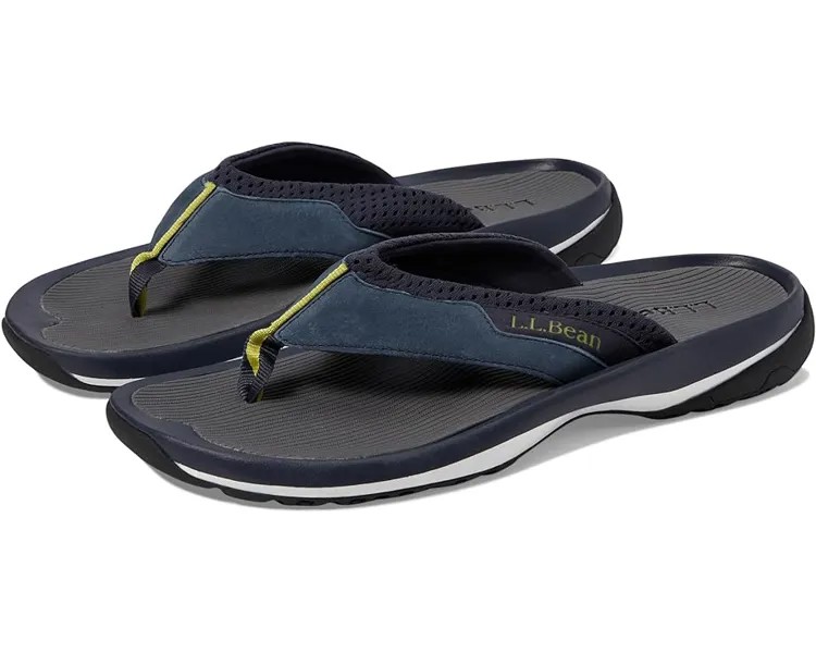 Сандалии L.L.Bean Swift River Flip-Flop Sport, цвет Carbon Navy