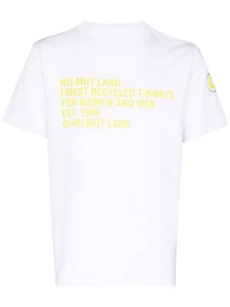 Helmut Lang футболка с короткими рукавами и логотипом