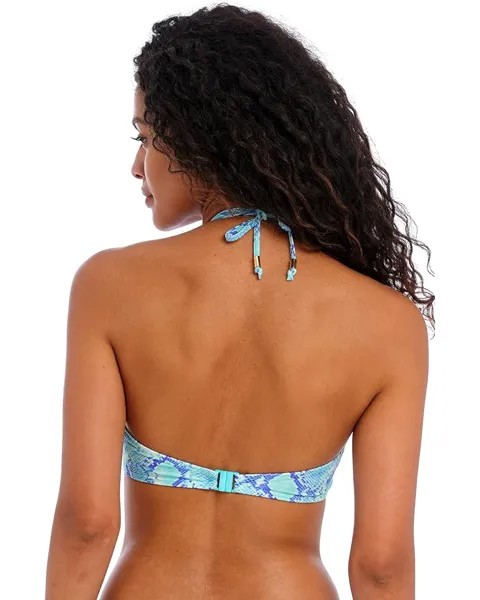 Топ бикини FREYA Komodo Bay Underwire Halter Bikini Top, цвет Aqua