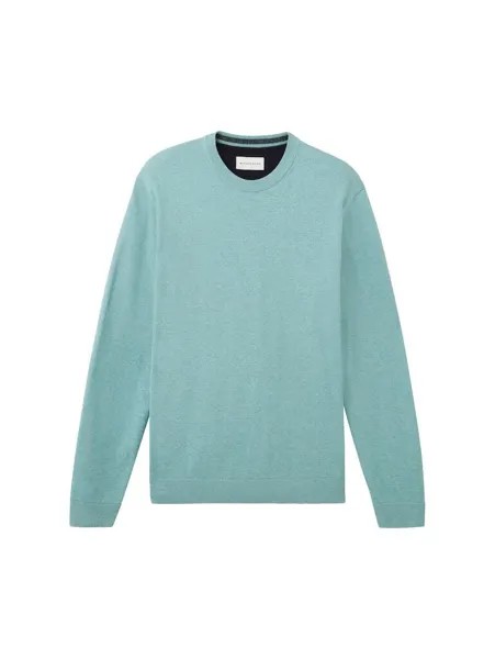 Пуловер Tom Tailor, цвет soft mint melange