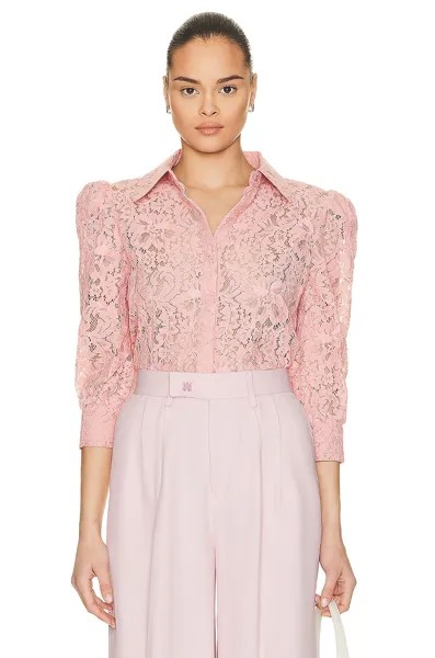 Блузка L'Agence Andrea 3/4 Sleeve Lace, цвет Rose Tan