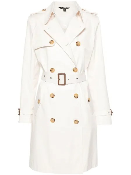 Тренч с поясом Lauren Ralph Lauren, бежевый