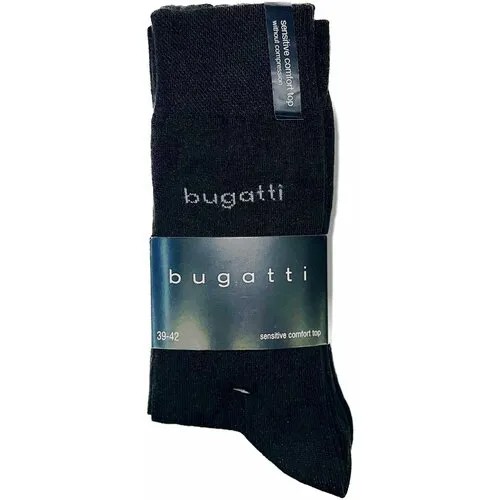 Мужские носки Bugatti, размер 39-42, черный