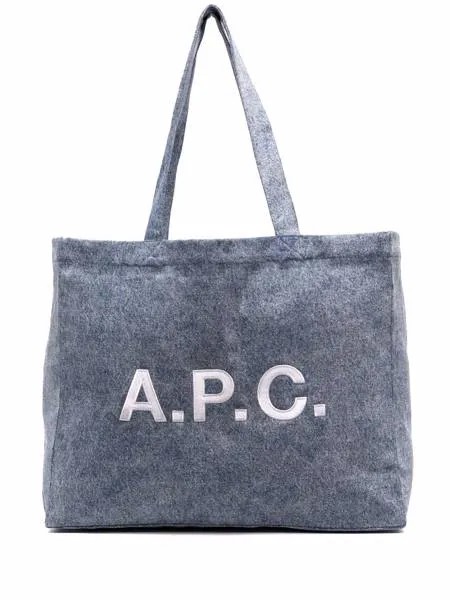 A.P.C. большая сумка с логотипом