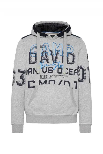 Пуловер CAMP DAVID Sweatshirt 'Ocean´s Seven II', светло серый