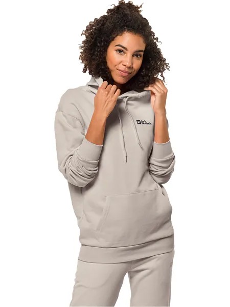 Толстовка Jack Wolfskin Hoodie Essential, бежевый