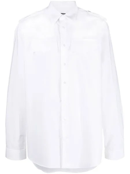Raf Simons рубашка Uniform с длинными рукавами, белый