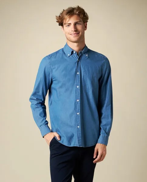 Мужская джинсовая рубашка J. HART & BROS., синий