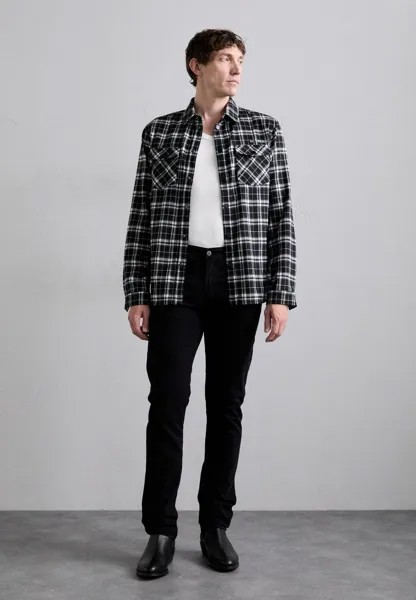 Джинсы узкого кроя TELLIS MODERN AG Jeans, черный деним