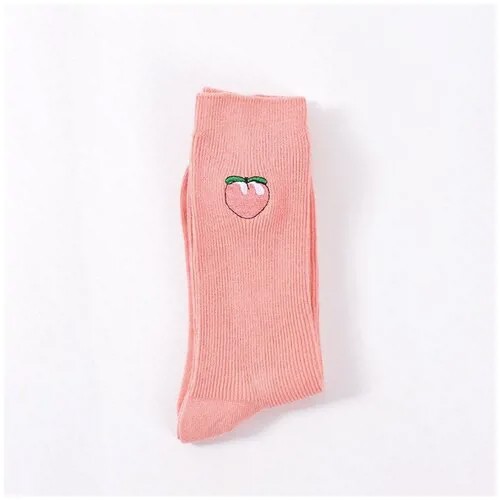 Женские носки Redweeks высокие, износостойкие, фантазийные, подарочная упаковка, нескользящие, ослабленная резинка, на Новый год, размер 36-40, розовый