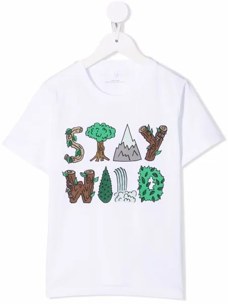 Stella McCartney Kids футболка Stay Wild