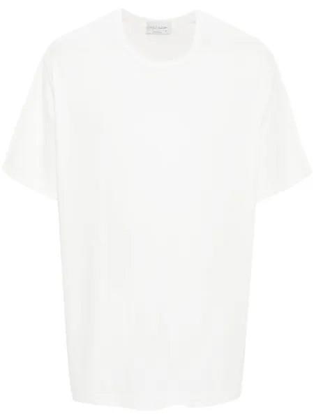 Yohji Yamamoto футболка с круглым вырезом, белый
