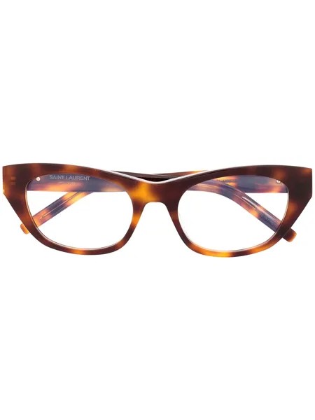 Saint Laurent Eyewear очки SLM80 в овальной оправе