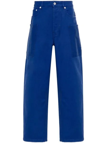 Kenzo джинсы карго Elephant Flag, синий