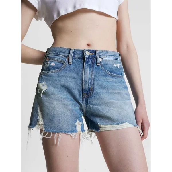 Шорты Tommy Jeans Hot Pant Bg0036 Denim, синий