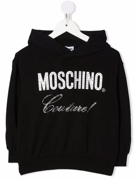 Moschino Kids худи с логотипом