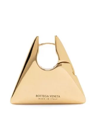 Bottega Veneta треугольные серьги-кольца