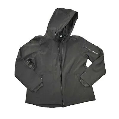 Женская ветро- и водостойкая куртка Free Country Super Softshell (черный, XL)