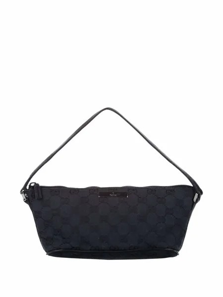 Gucci Pre-Owned сумка GG Boat Baguette из канваса