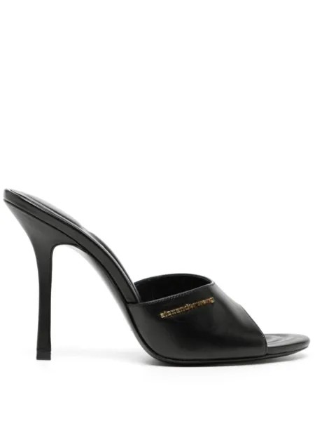 Alexander Wang мюли Lucienne с логотипом, черный