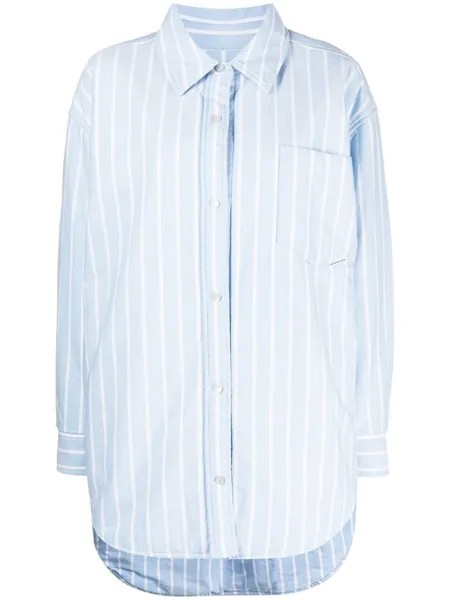 Alexander Wang пуховик Oxford, синий