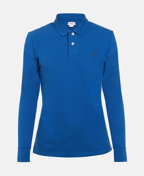 Рубашка-поло с длинными рукавами U.S. Polo Assn., цвет Royal Blue