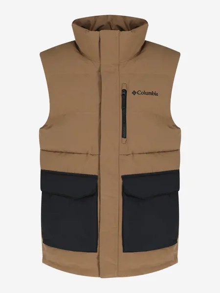 Жилет утепленный мужской Columbia Marquam Peak Fusion Vest, Коричневый, размер 54