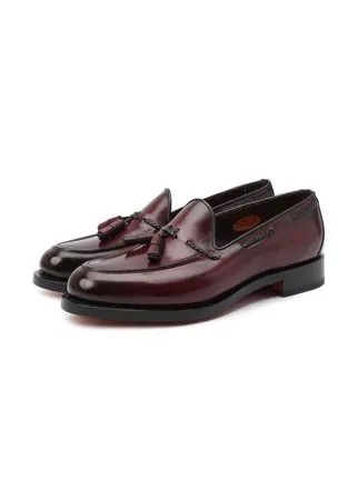 Кожаные лоферы Santoni