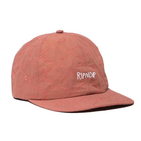 Кепка RIPNDIP Shmoody 6 Panel Quilted Strapback Clay 2022