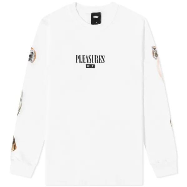 Футболка PLEASURES X Huf Long Sleeve Spore Tee